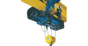 Electric wire rope hoist in configuration with normal headroom or articulated monorail trolley DST/N/S